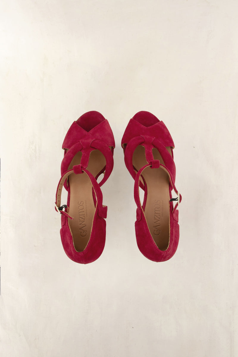 Candela Red Suede