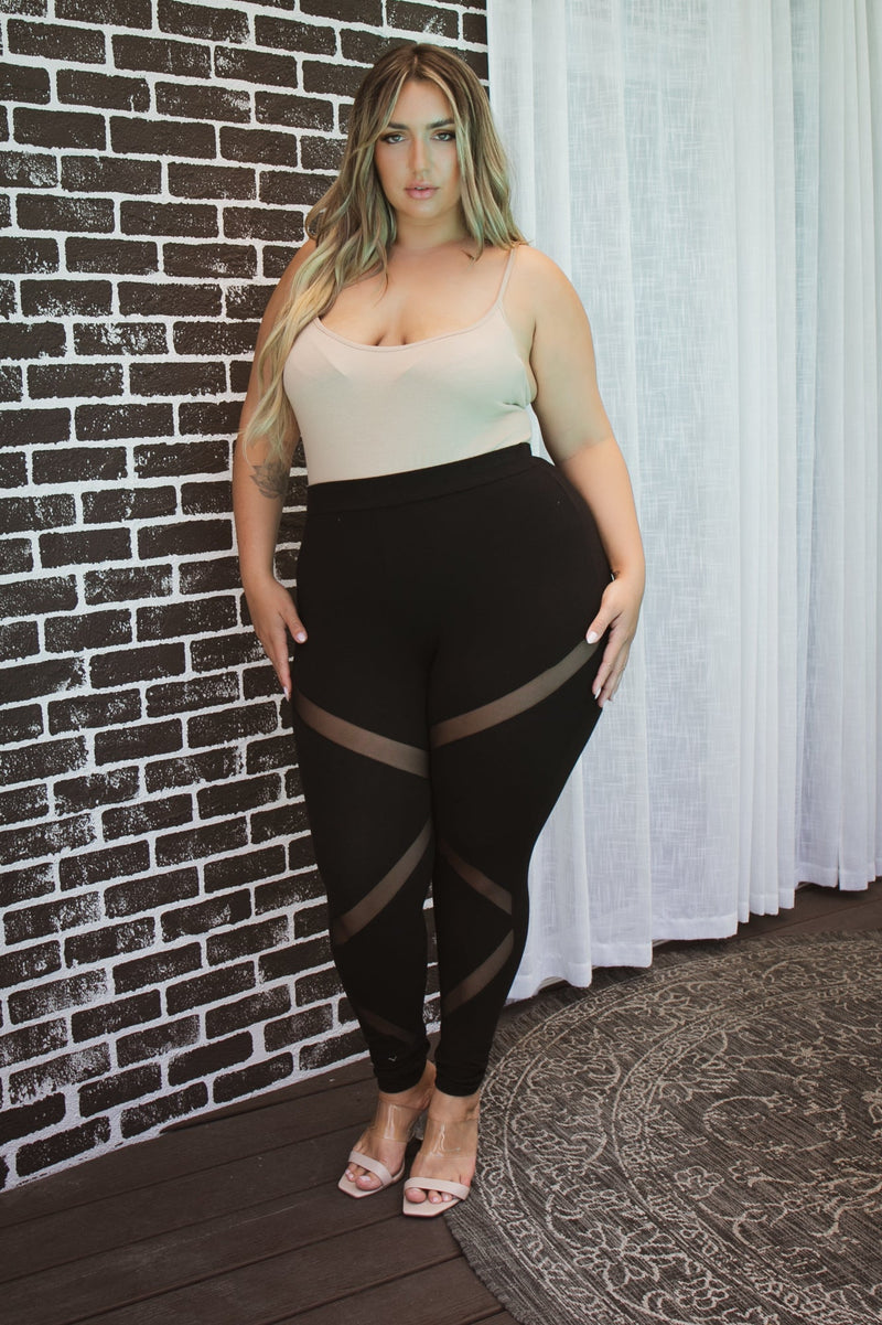 Plus Size Generation X Leggings - Black