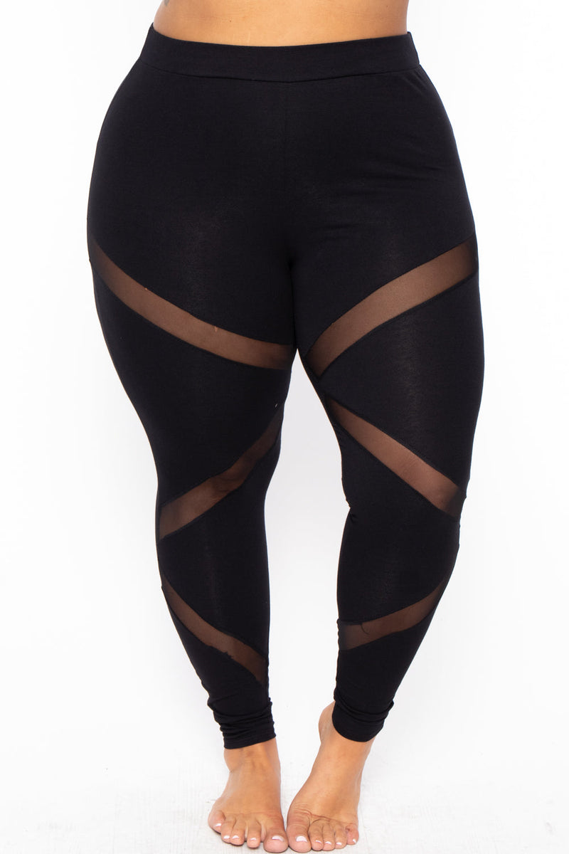 Plus Size Generation X Leggings - Black