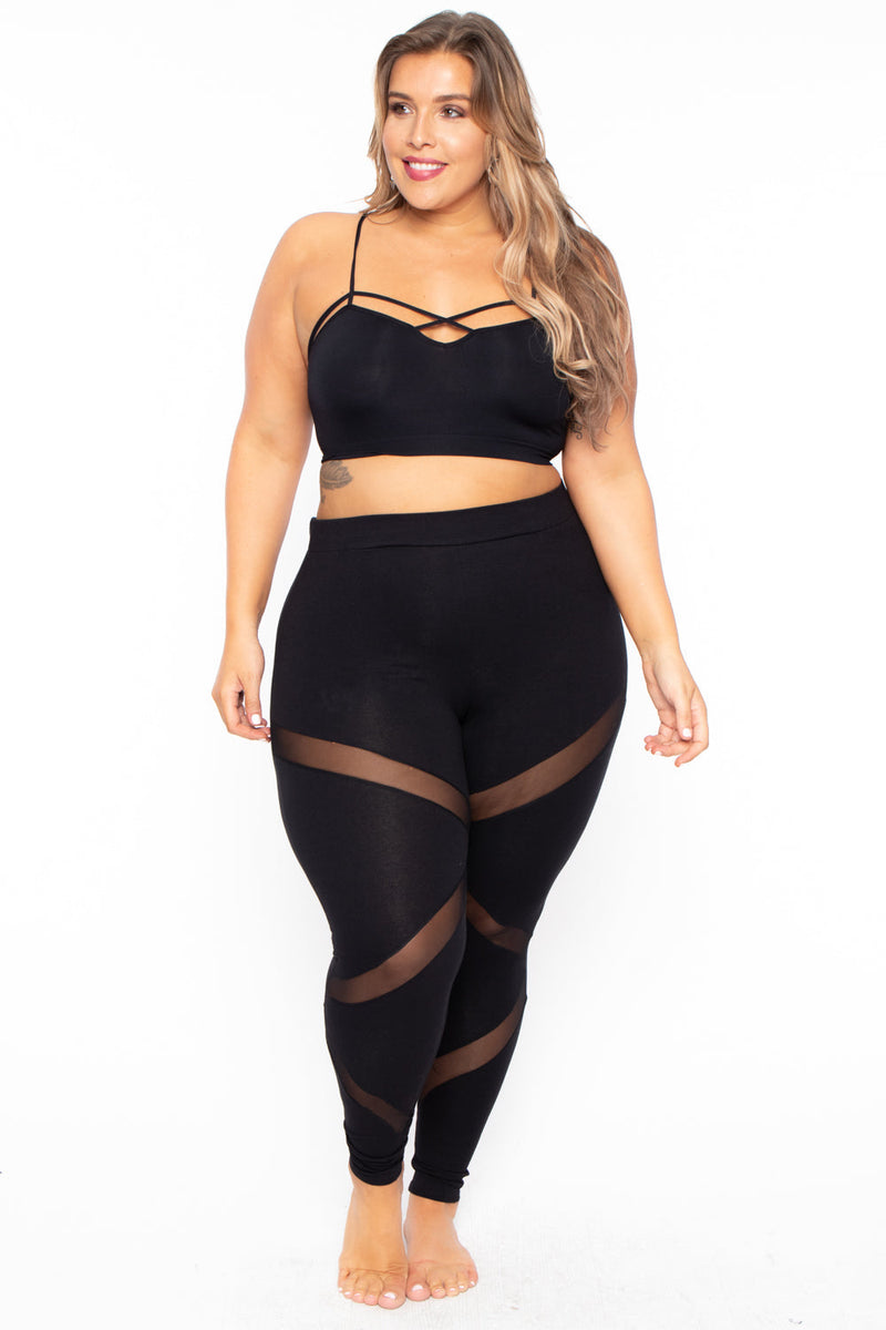 Plus Size Generation X Leggings - Black