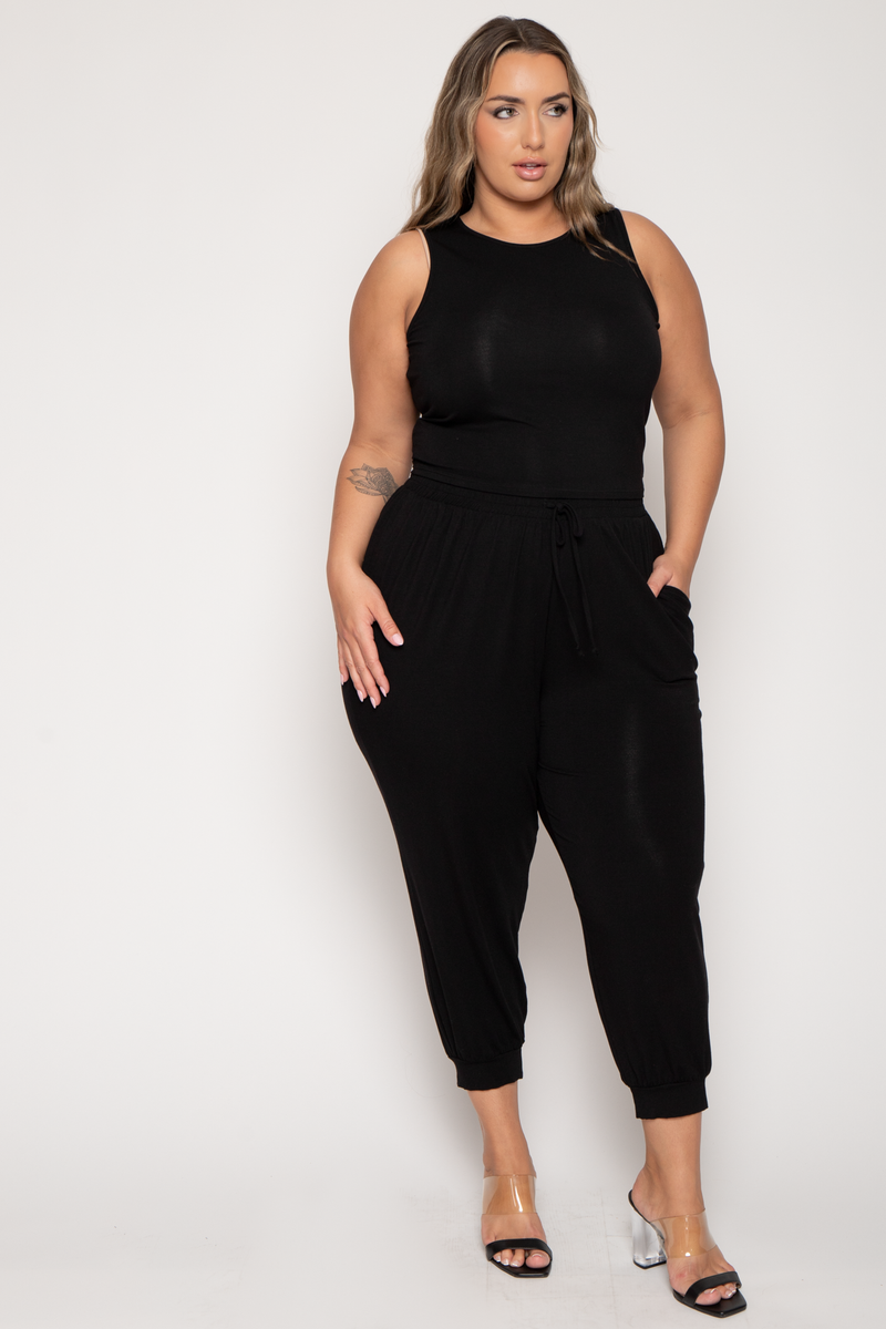 Plus Size Dariann 3pc Matching Set- Black