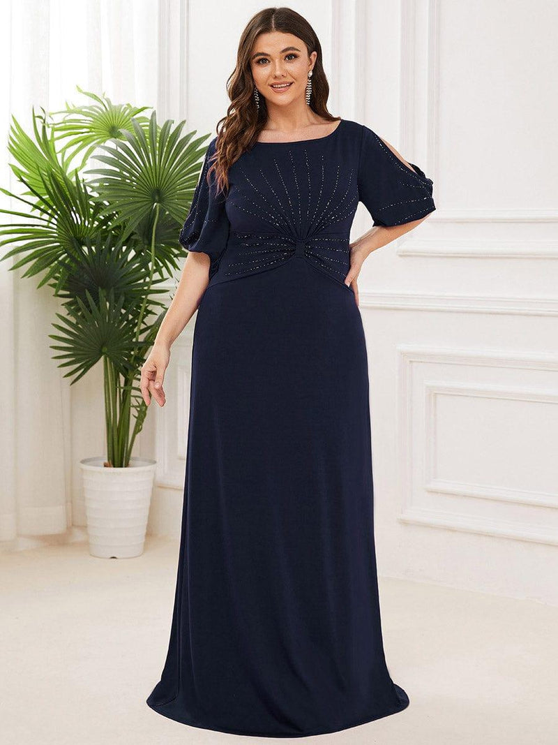 pretty VICOTIRE|Simple Maxi Plus Size Mermaid Party Dresses for Women