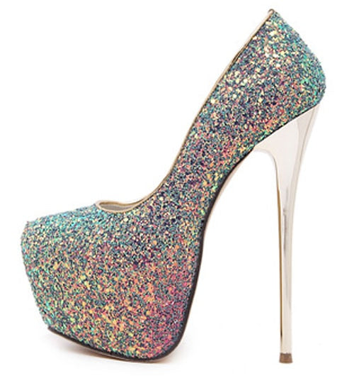 Glittertal - Drag queen 16 cm High platforms - Plus size