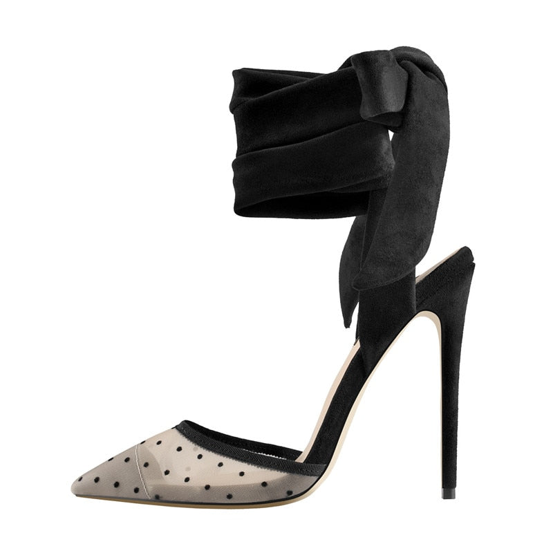 Sharon -  Drag Queen Stiletto Pumps - Plus Size