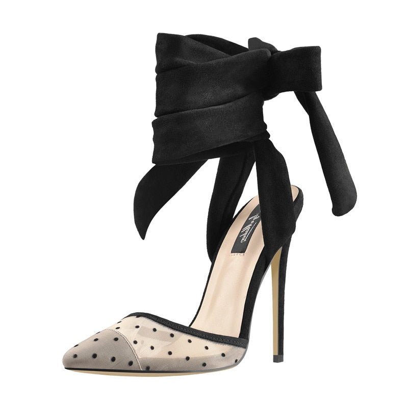 Sharon -  Drag Queen Stiletto Pumps - Plus Size