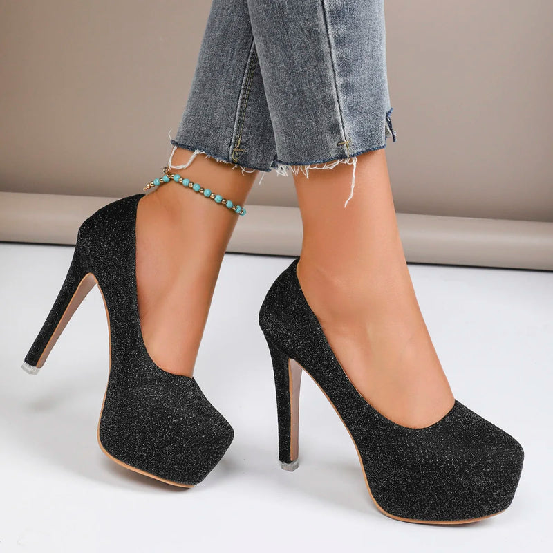 Women Pumps Stiletto Sexy High Heels Women 2024 New Summer Casual Plus Size Pumps Platform Luxury Wedding Shoes Zapatos De Mujer