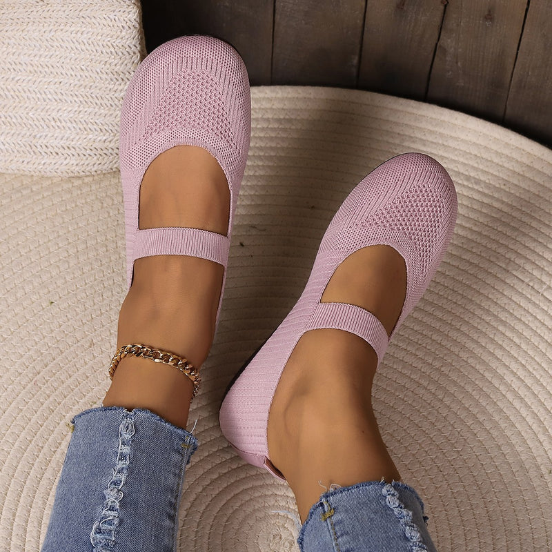 Women's Breathable Plus Size Soft Bottom Mom Shoes