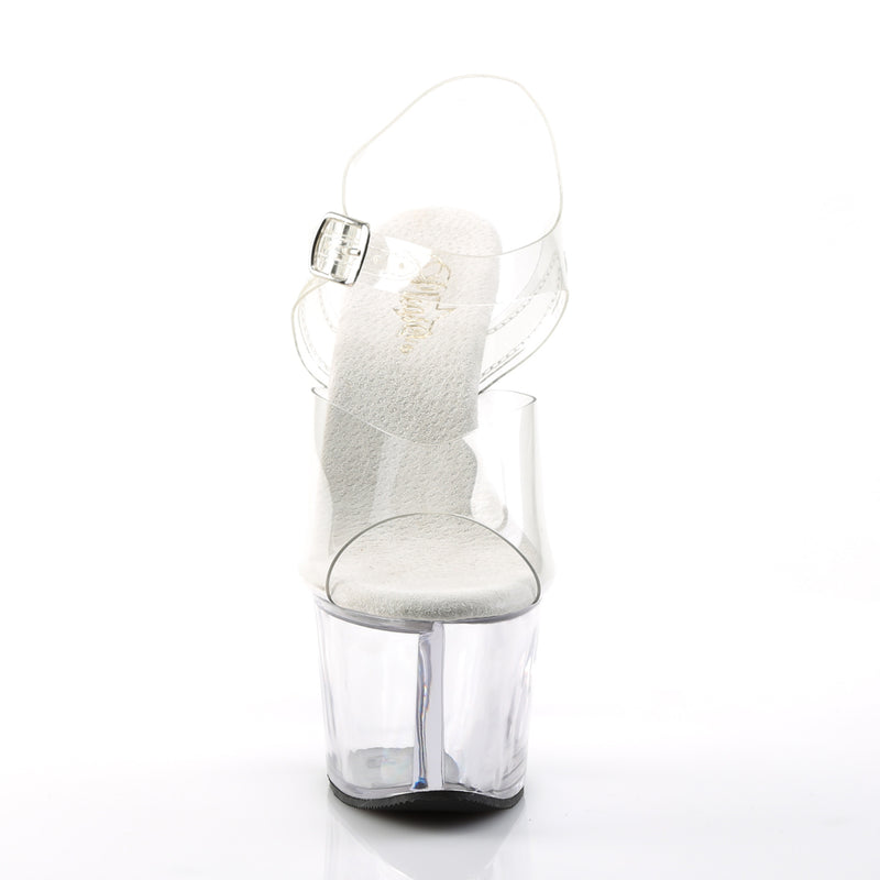 Pleaser Sky-308 Clear Platform Sandals