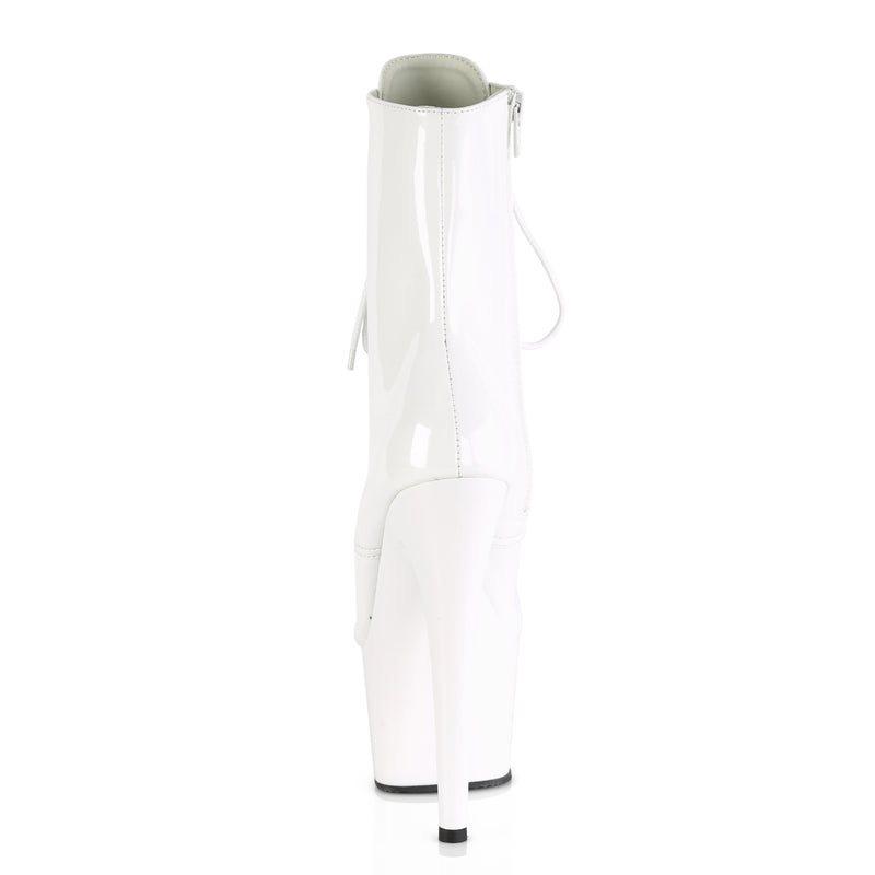 Pleaser Adore-1020 White PA Boots