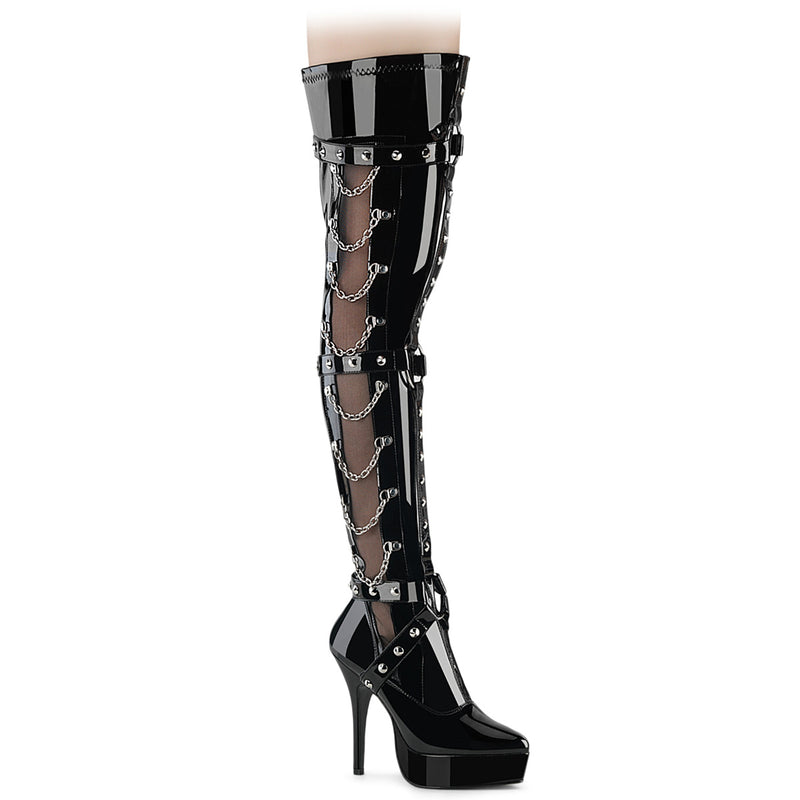 Indulge-3026 Goddess of Chaos Thigh High Boots