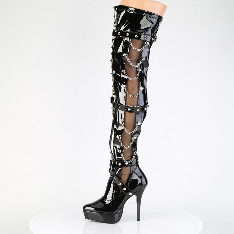Indulge-3026 Goddess of Chaos Thigh High Boots