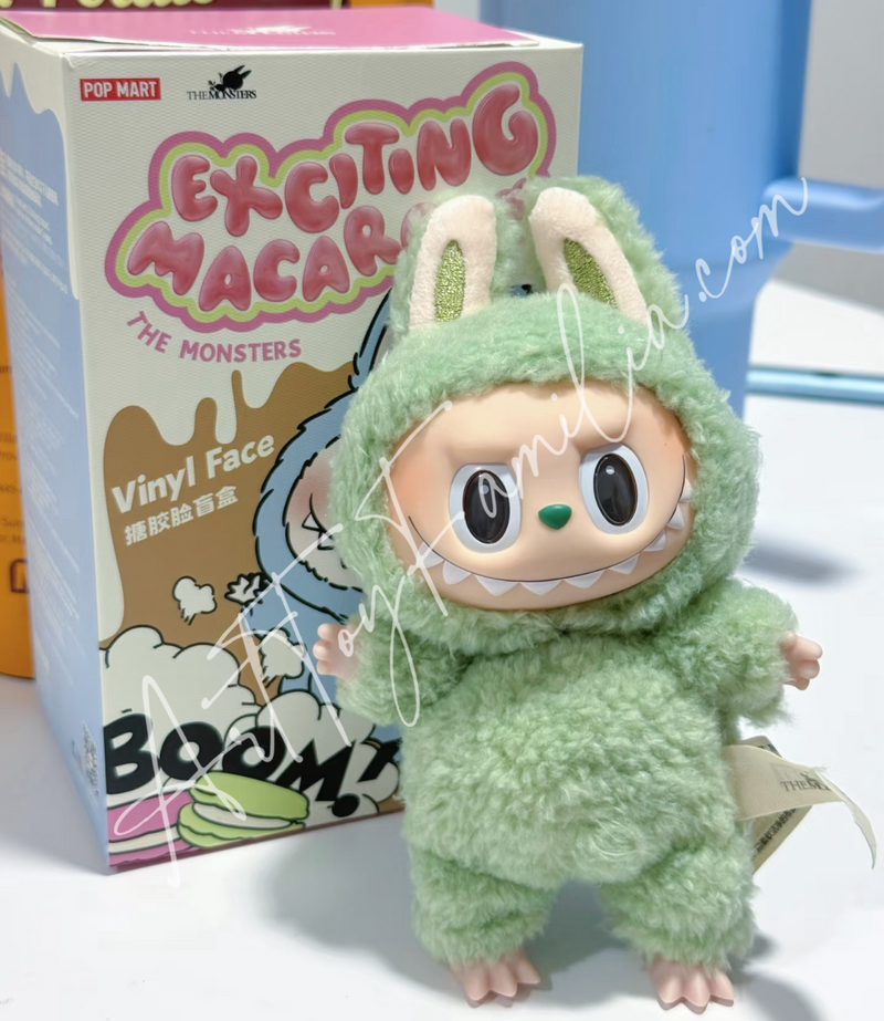 THE MONSTERS Labubu Tasty Macarons Vinyl Face Figure - 心动马卡龙搪胶系列