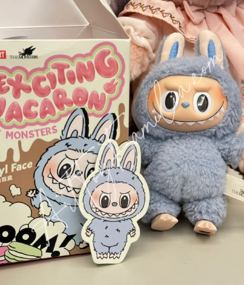 THE MONSTERS Labubu Tasty Macarons Vinyl Face Figure - 心动马卡龙搪胶系列