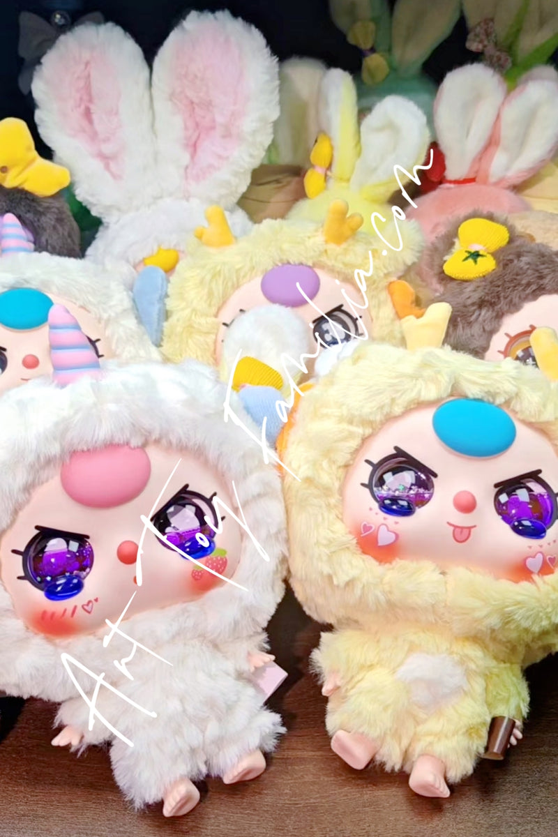 Baby Three Big-head Baby Zipper Bag Series - 娃三岁大头宝宝拉链包系列