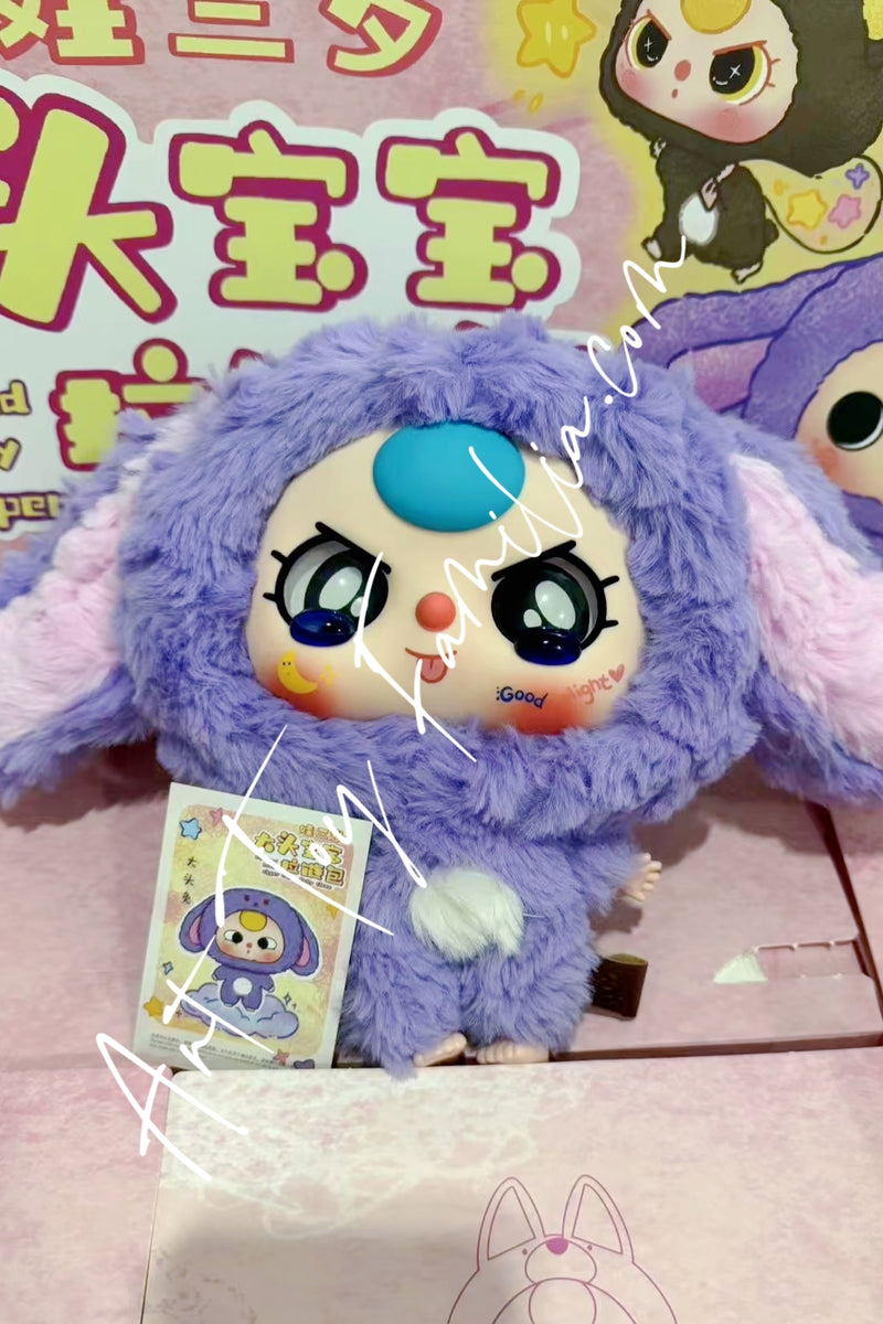 Baby Three Big-head Baby Zipper Bag Series - 娃三岁大头宝宝拉链包系列