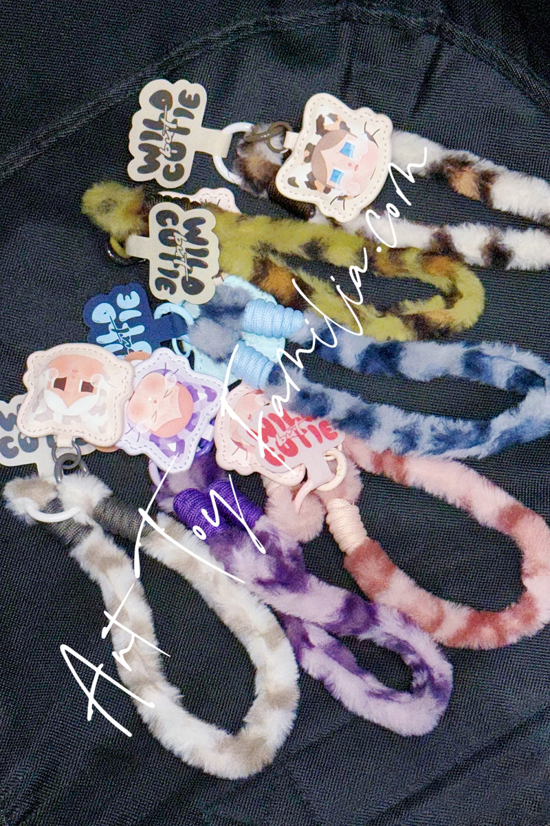 Crybaby Wild But Cutie Series Phone Chain - 豹豹猫猫系列手机链