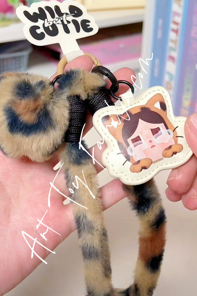 Crybaby Wild But Cutie Series Phone Chain - 豹豹猫猫系列手机链