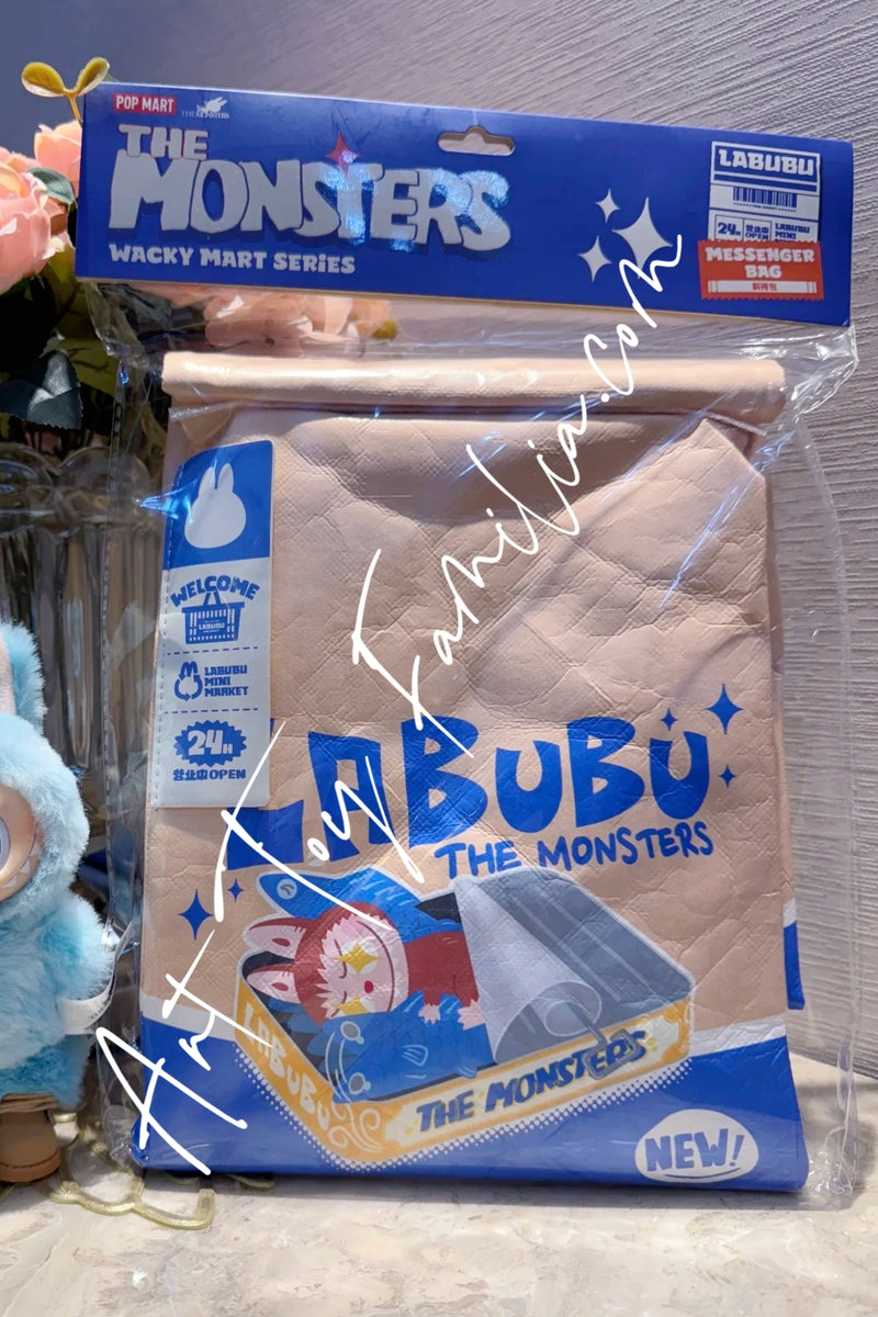 The Monsters Labubu Wacky Mart Series Messenger Bag - 怪味便利店系列斜挎包