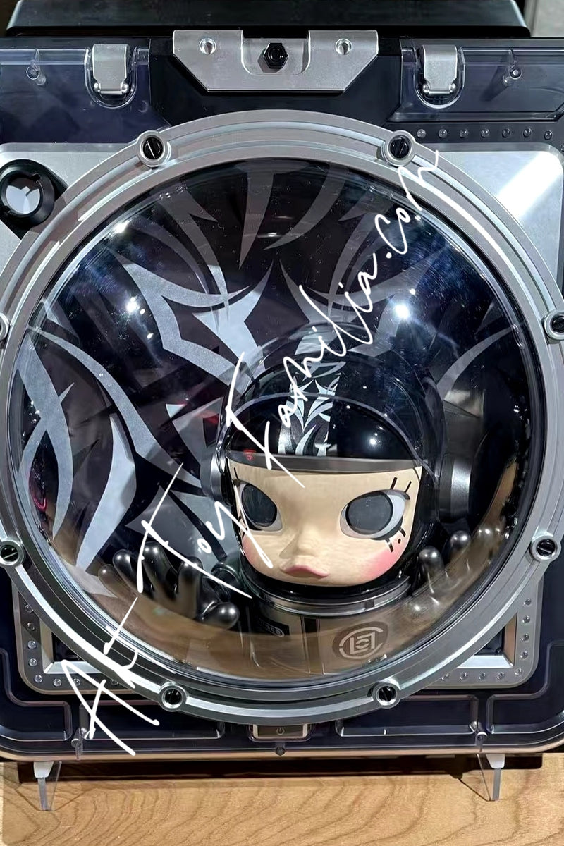 400% MEGA Space Molly 400% CLOT-Black Alienegra Set - 黑荆棘400%