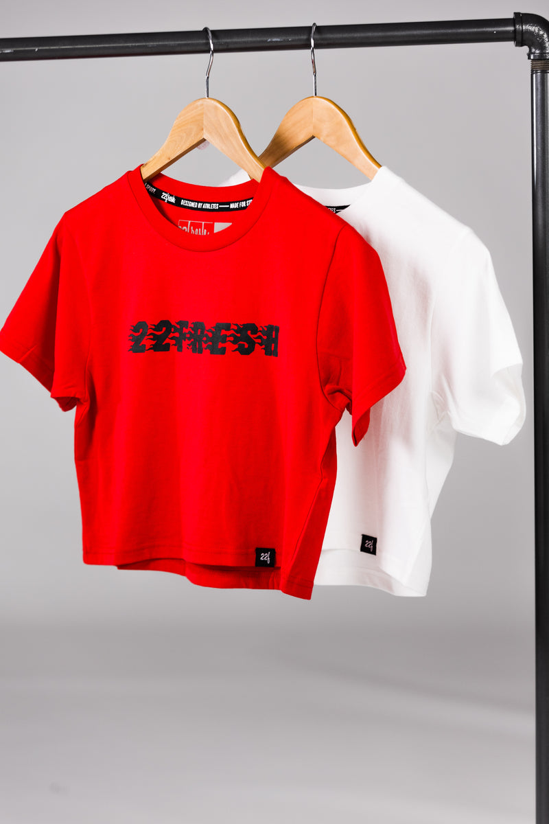 Women's Lipgloss Crop Tee