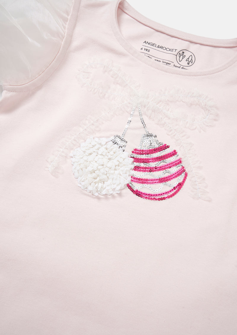 Elodie Embellished Puff Sleeve Tee