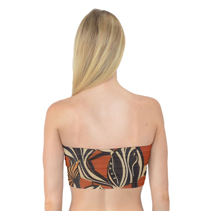 African Ethnic Design #10 Bandeau Top up to 3XL