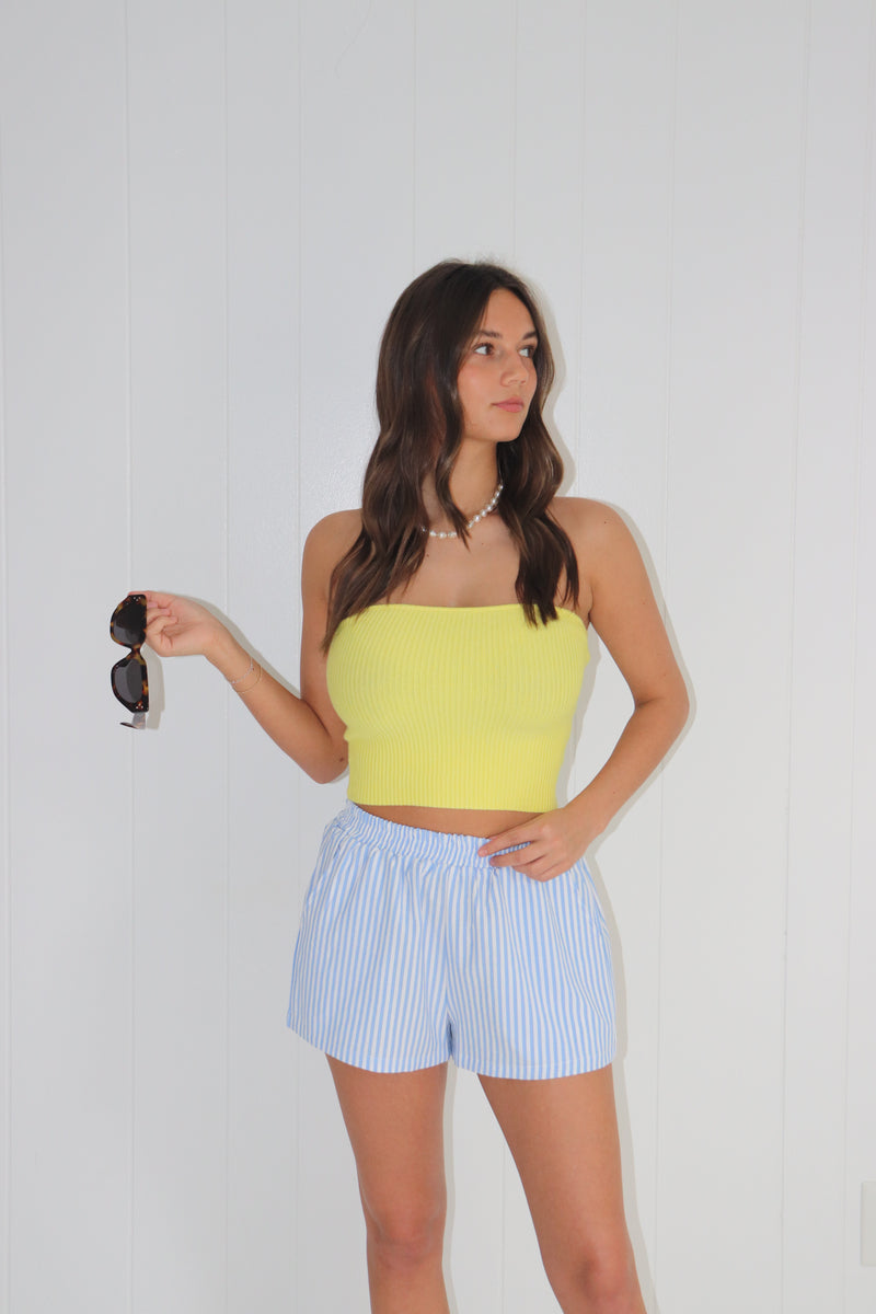 Stella Rin Knit Bandeau Top