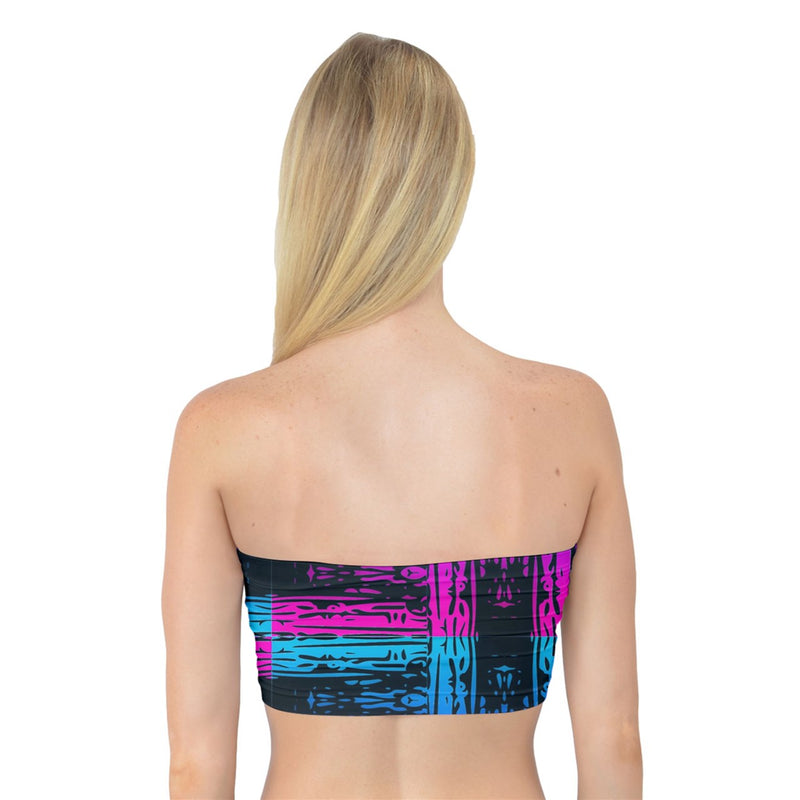 San Marcos Plaid Bandeau Top up to 3XL