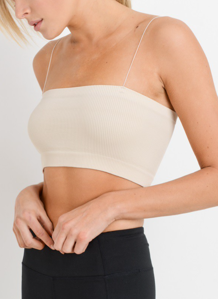 Ribbed Seamless Bandeau