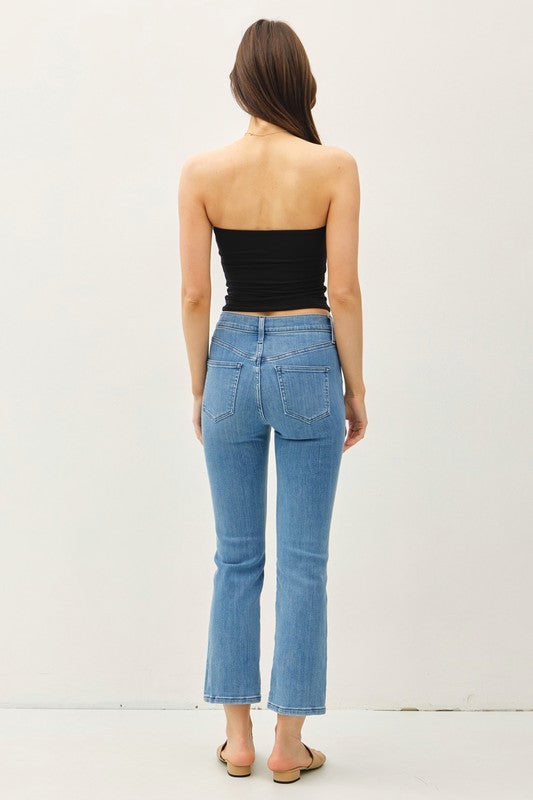 Crowd Pleaser Bandeau Crop Top