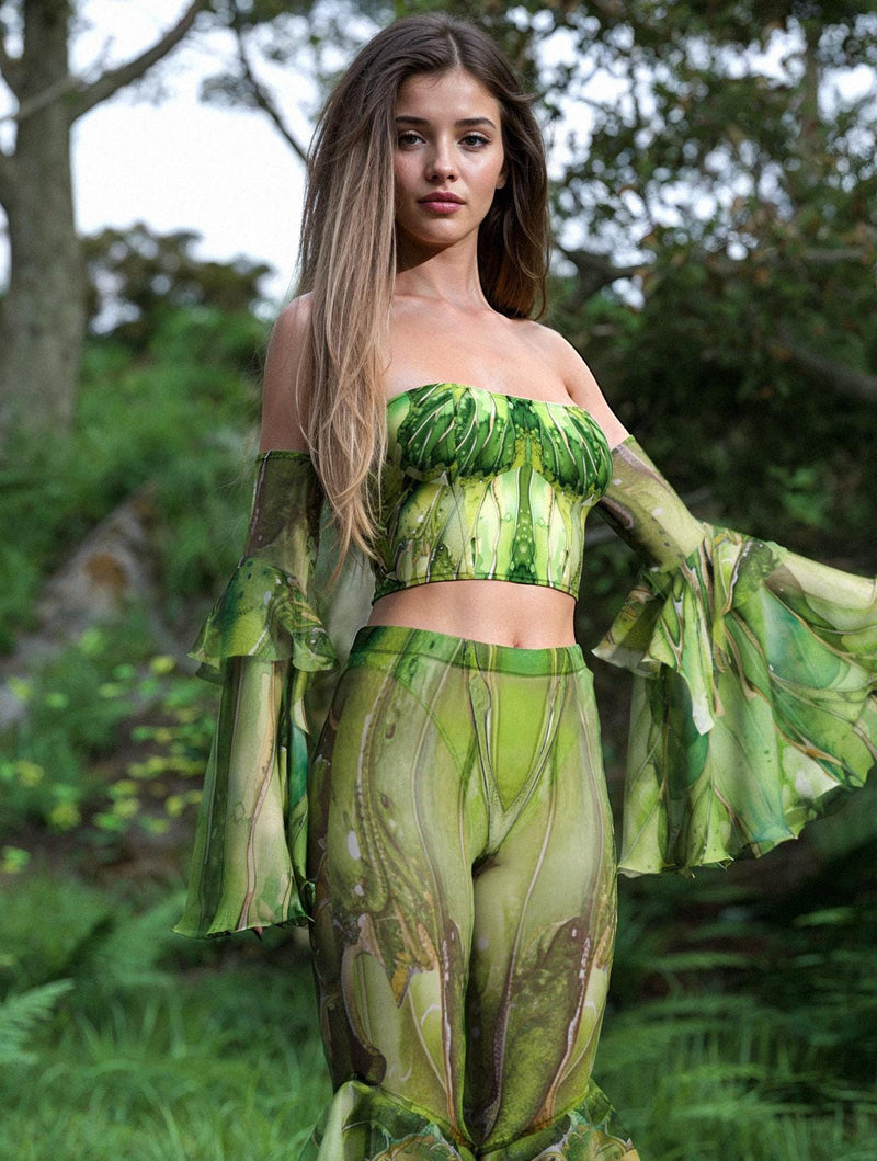 Aura Emerald Bandeau Top