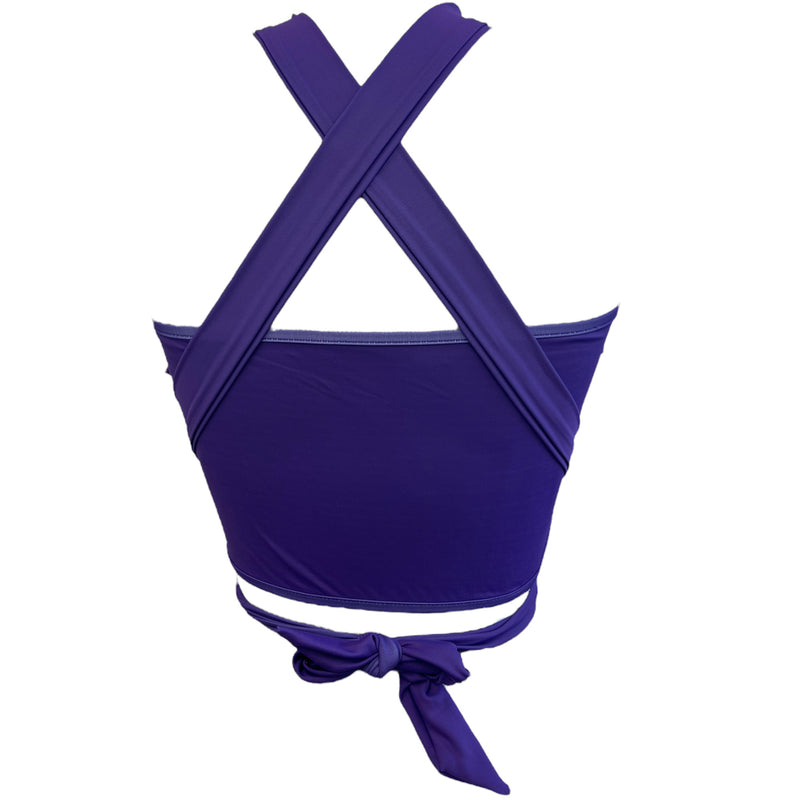 LSU Purple Multi Way Bandeau Top