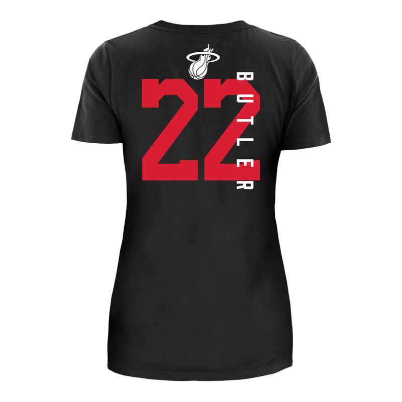 Jimmy Butler New Era HEAT Culture Name & Number Women's Tee