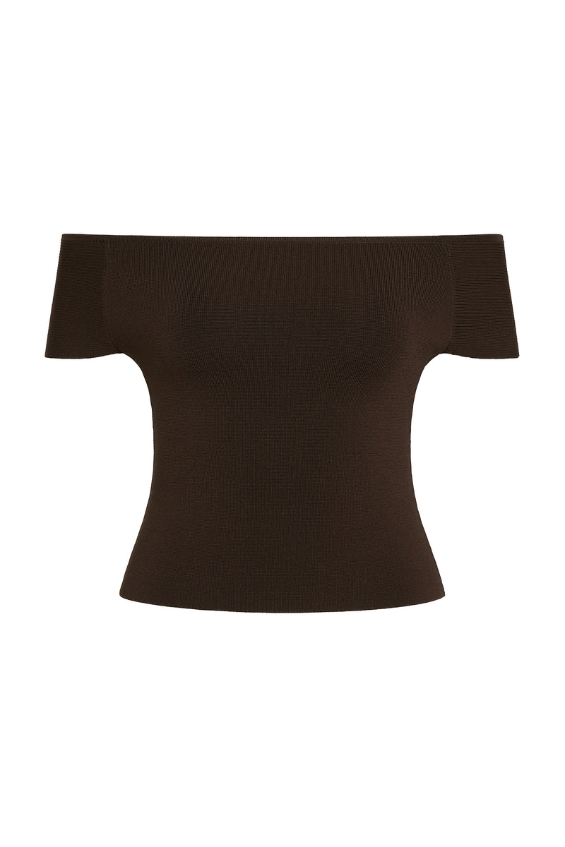 Deia Off Shoulder Knit Top