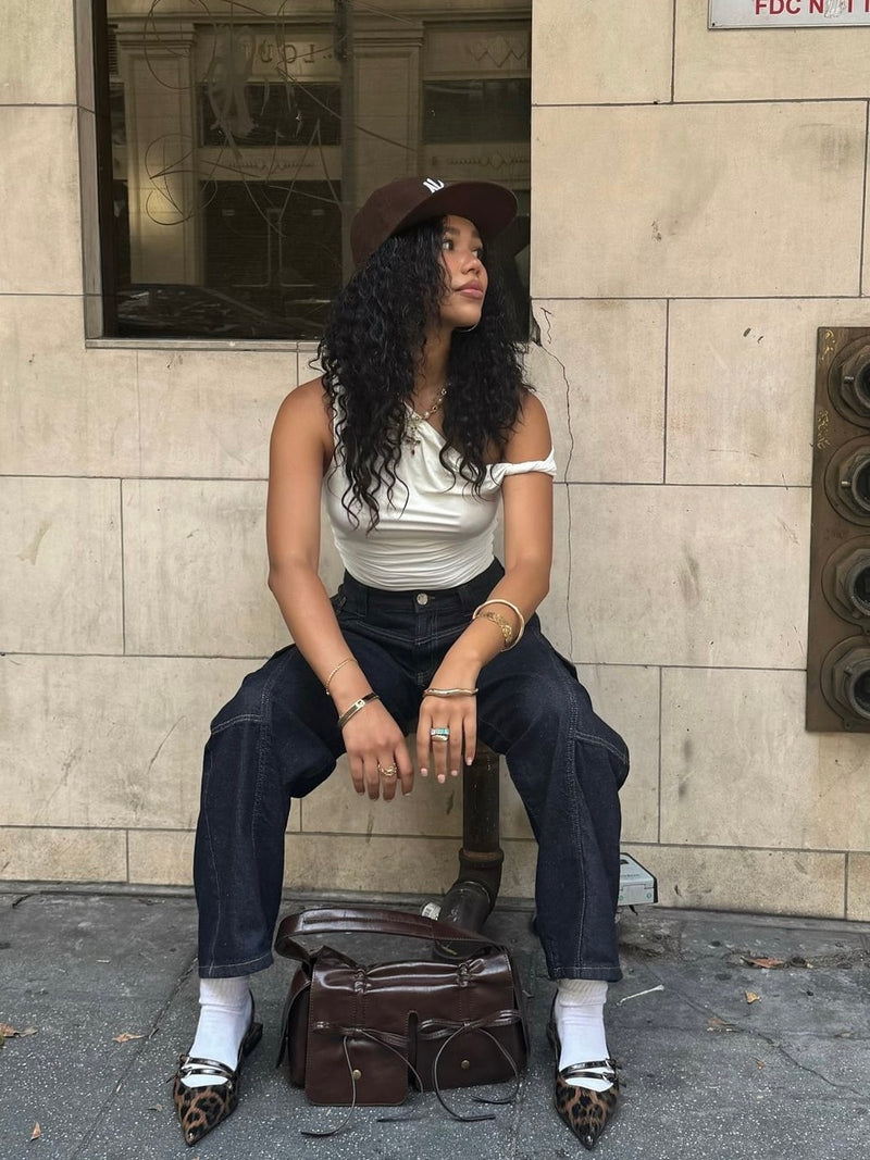 Eva Off the Shoulder Top (White)