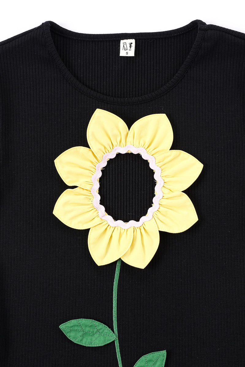 Daisy Cut Out Tencel Tee