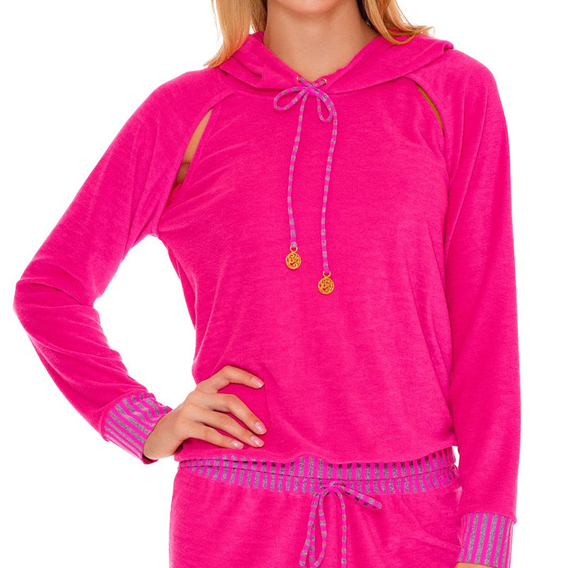 GLOW BABY GLOW - Hoodie Cut Out Jacket