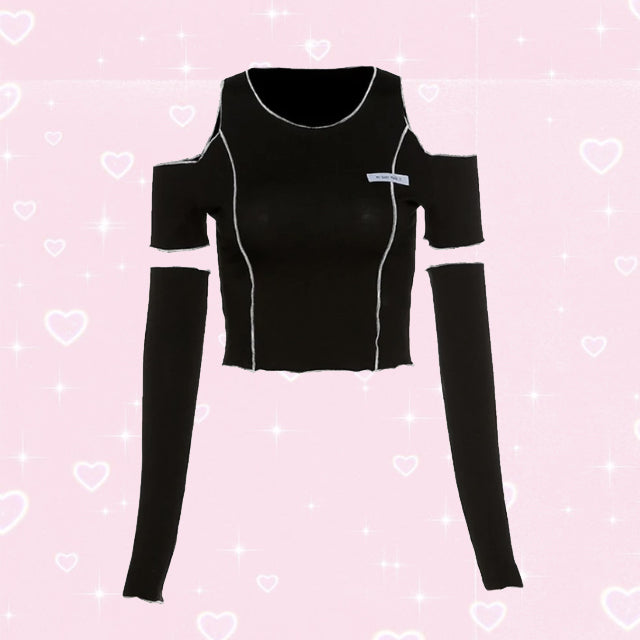 Shoulder Cut Out Top