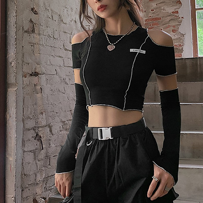 Shoulder Cut Out Top