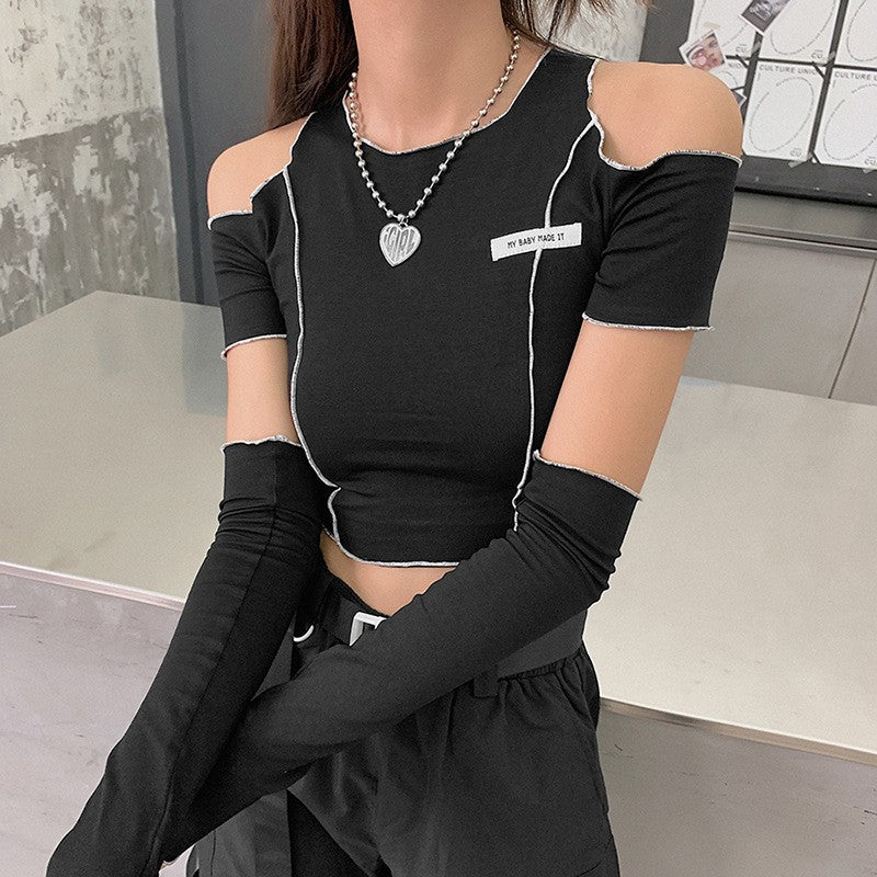 Shoulder Cut Out Top