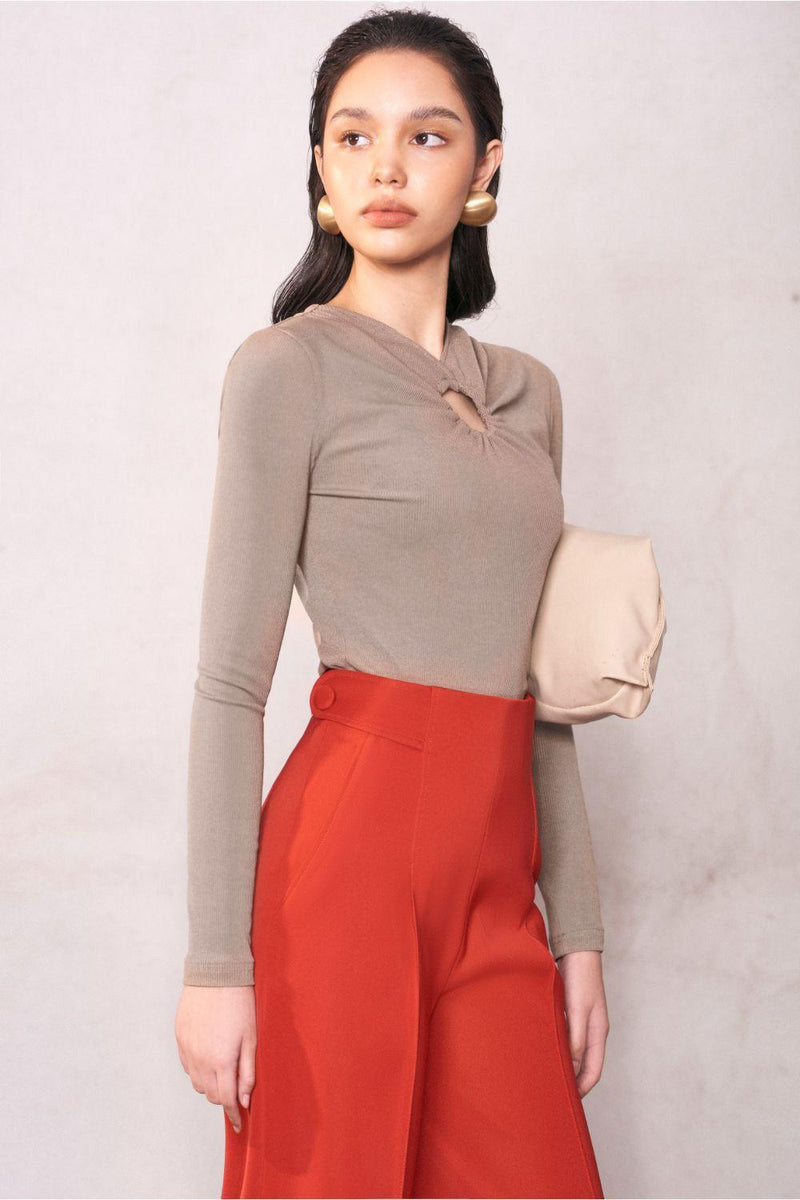 Rosie Round Cut-Out Top