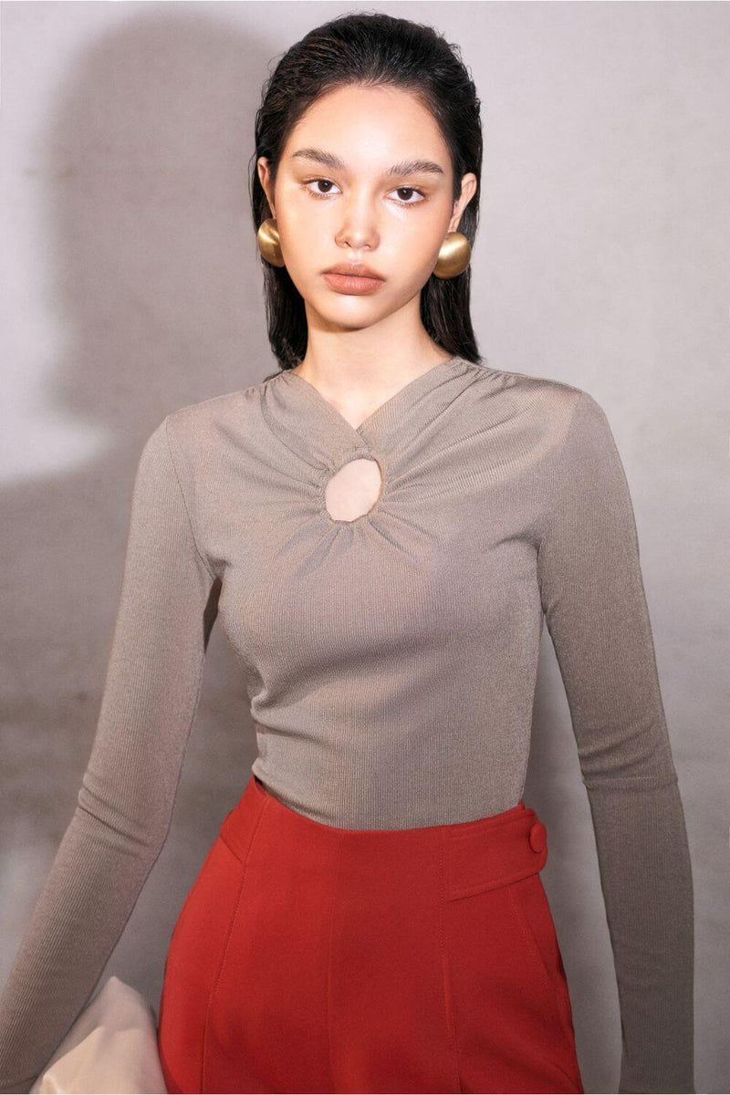 Rosie Round Cut-Out Top