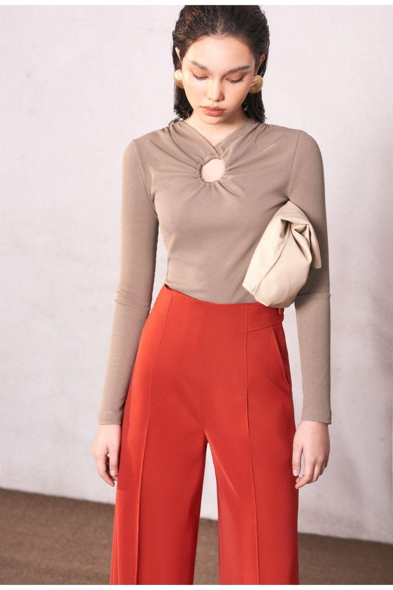 Rosie Round Cut-Out Top
