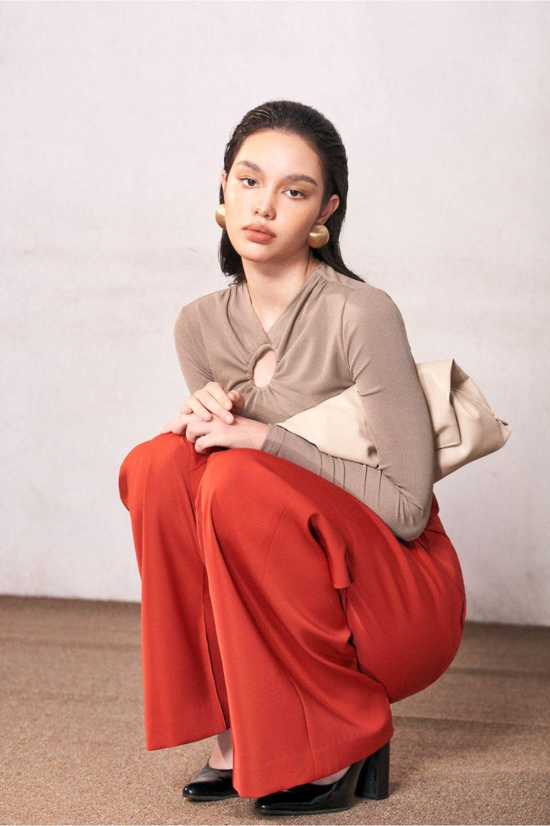 Rosie Round Cut-Out Top