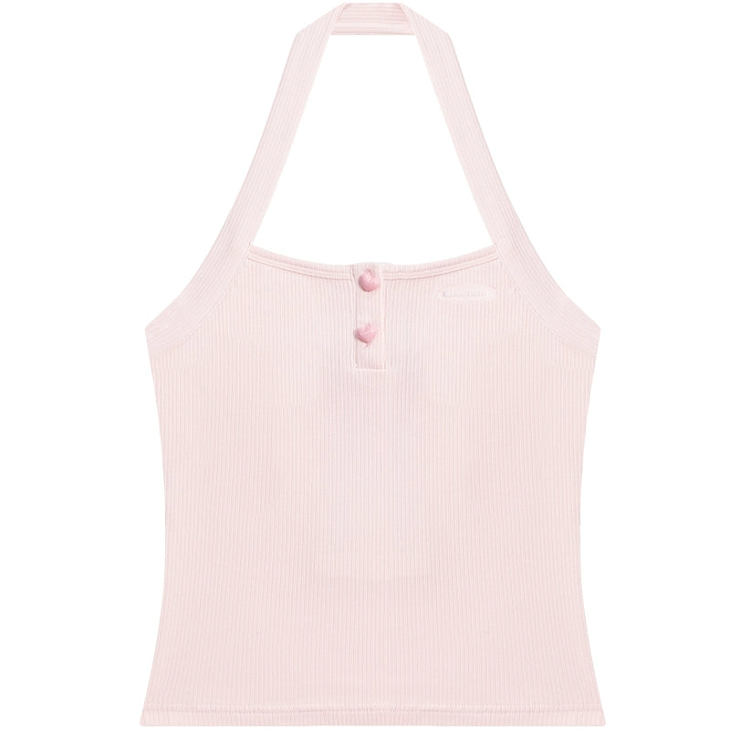 Sleeveless Tank Top Set | Backless and Strapless Retro Design for Summer