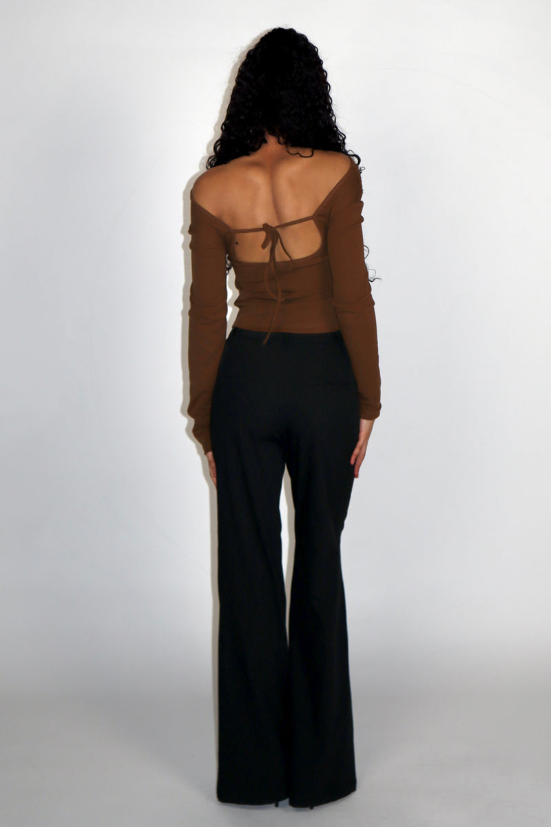 SCG MADE | Nia off shoulder backless top