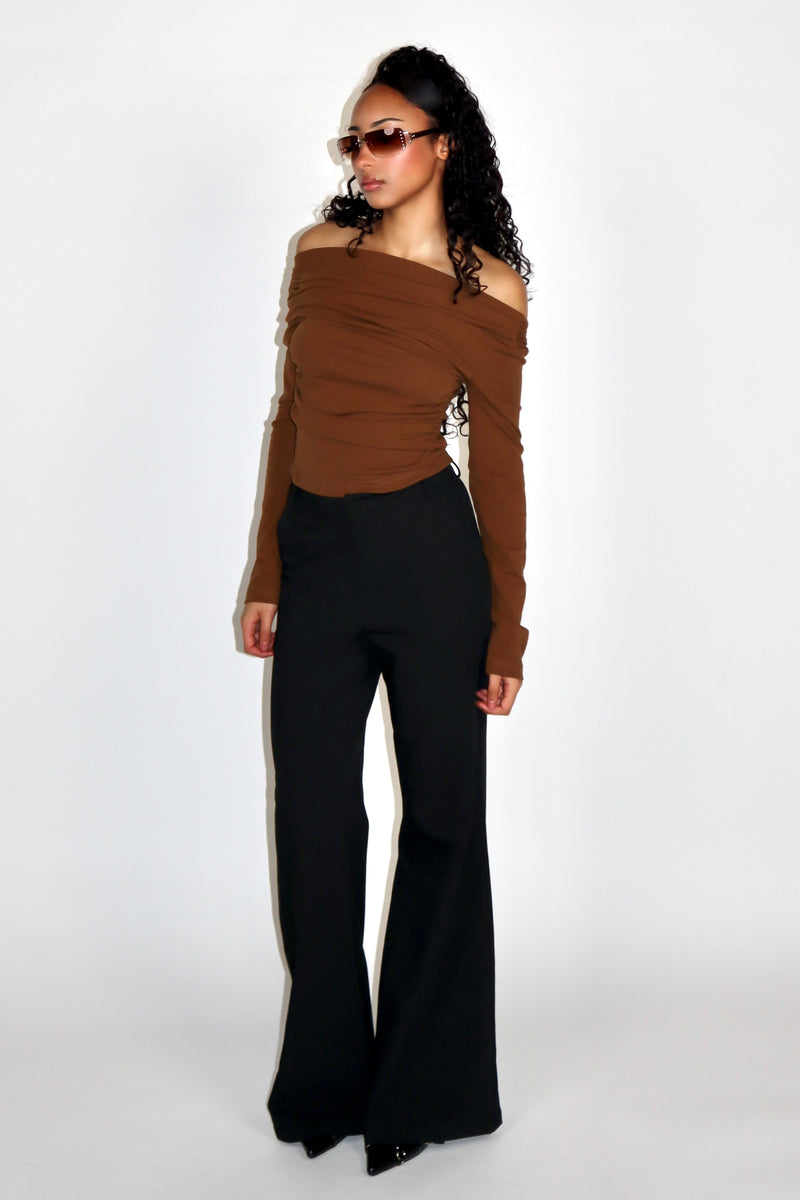 SCG MADE | Nia off shoulder backless top