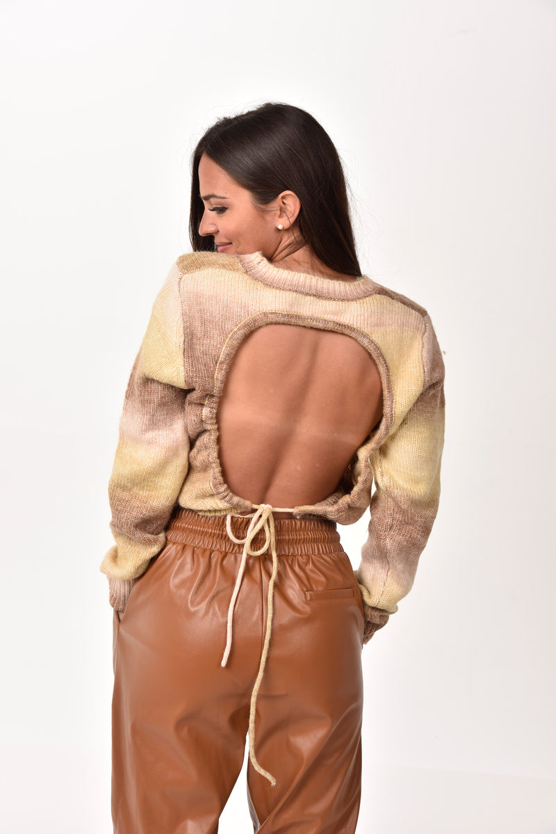 Desert Backless Sweater