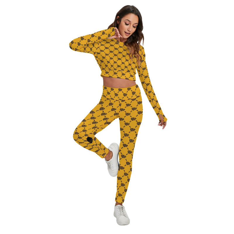 UTO IV Women's Sport Set With Backless Top And Leggings