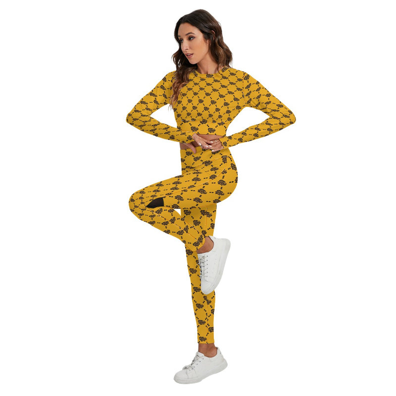 UTO IV Women's Sport Set With Backless Top And Leggings